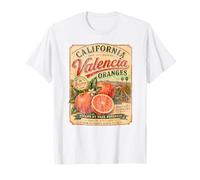 California Valencia Oranges Vintage Fruit Vieilli rétro T-Shirt