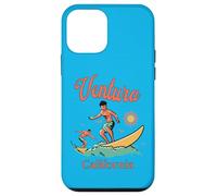 California Ventura CA Surfer Pêche Plage Vacances Coque pour iPhone 12 Mini