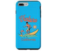 California Ventura CA Surfer Pêche Plage Vacances Coque pour iPhone 7 Plus/8 Plus