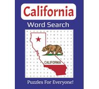 California Word Search Large Print Book: 55 Puzzles Discovering the Golden State: Cities, Landmarks, Beaches, and History | 8.5 x 11 inches, 112 pages |
