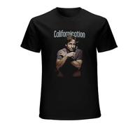 Californication Hank Moody Photo Smoking David Duchovny T-Shirt Cool Casual Pride T Shirt Men Fashion Black XL