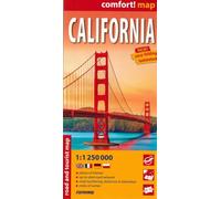 Californie 1/1.250.000 (carte grand format laminée). California