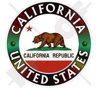 Californie Californie Ours State USA, Amérique 100 mm (10,2 cm) Bumper Sticker en vinyle, en