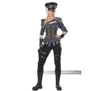 Californie Costume De Steampunk Capitaine Gothique Adulte Femmes Halloween 00891