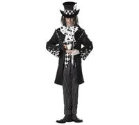 Californie Costumes 194495 Fonc- Mad Hatter Costume - Noir - X-Large