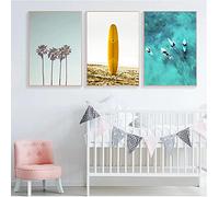Californie impression ensemble Surf mur Art toile peinture plage affiches planche de surf impressions côtières pour salon décoration murale 30x42cmx3 sans cadre