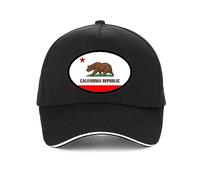 Californie Mesh Trucker Cap Hommes Ours République de Californie Drapeau Chapeau Hommes Femmes États-Unis Drapeaux de l’ÉtatCasquette de Baseball Sports d’été Cadeau
