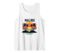 Californie : Sunset Beach Vibes Malibu Débardeur