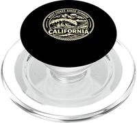 Californie Surf Ours Vintage West Coast Since Sunrise PopSockets PopGrip pour MagSafe