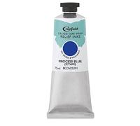 Caligo Relief Ink Encre en relief lavable sûre Tube de 75 ml, bleu