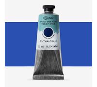 Caligo Relief Ink Encre en relief lavable sûre Tube de 75 ml, bleu