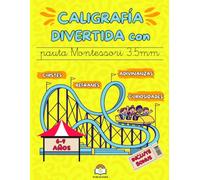 Caligrafía Divertida con Pauta Montessori de 3.5 mm y Letra Ligada: Chistes, Adivinanzas, Refranes y Curiosidades para Niños de 6 7 8 9 años.