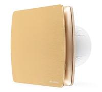 calimaero® BREEZE Ventilateur de salle de bain 100mm Avec ralentisseur Et clapet anti-retour, Ventilateur de salle de bain Avec capteur d'humidité, Efficace en énergie 12 W, 95m³/h, 32db, Ipx4