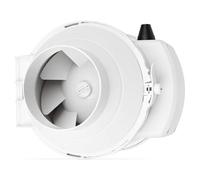 calimaero® CALIFLOW Ventilateur Extracteur d'air 150mm Ventilateur puissant en ligne combinable avec filtre HEPA Filtre à charbon actif 3 niveaux max. 432m³/h 55Watt 63dB résistant aux jets d'eau