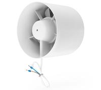 calimaero INLINE Extracteur d'air 150mm avec Clapet Anti Retour Extracteur d'air Silencieux Basse Consummation Conduit en Ligne/Ventilation Salle de Bain, Tente, Cuisine, Garage / 320 m³/h, 18Watt