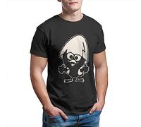 Calimero T-Shirts for Men Cartoon Awesome 100% Cotton Tees O Neck Short Sleeve T Shirts Gift Idea Tops T-Shirts à Manches Courtes(Large)