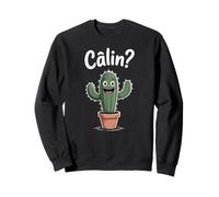 Câlin Cactus Humour Plante Marrante Bras Ouverts Drôle Sweatshirt