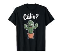 Câlin Cactus Humour Plante Marrante Bras Ouverts Drôle T-Shirt