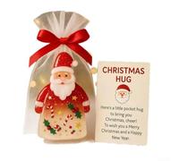 Câlin de poche de vacances avec cartes d'encouragement et mini décorations de Père Noël, un article sentimental pour répandre des vœux chaleureux et de la joie cette saison (1)