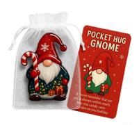 Câlin de poche de vacances avec cartes d'encouragement et mini décorations de Père Noël, un article sentimental pour répandre des vœux chaleureux et de la joie cette saison (2)