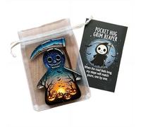 Câlin de poche d'Halloween, fantômes de poche, un câlin dans votre poche, jeton de fantôme avec carte d'encouragement, soulagement du stress et soutien émotionnel pour la famille et les amis (méchant)
