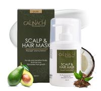 CALINACHI Masque capillaire protéiné réparateur 300 ml | Procapil, caféine & kératine | Soin fortifiant cuir chevelu & longueurs | Huiles d’argan, jojoba, avocat, coco | Sans silicone