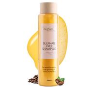 CALINACHI Shampoing sans sulfate 300 ml | Kératine, Caféine, Aquaxyl | Nettoie en douceur, renforce et apporte de la brillance | Cuir chevelu confortable | Idéal usage quotidien