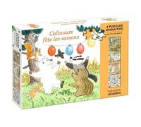 Frédéric Stehr – Calinours fête les saisons – 4 puzzles évolutifs
