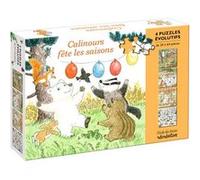 Calinours Fête Les Saisons - 4 Puzzles Évolutifs
