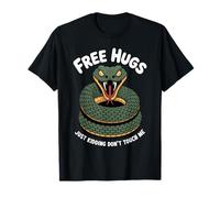 Câlins gratuits Just Kidding Don't Touch Me Mean Snake T-Shirt