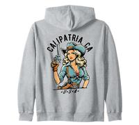 Calipatria, Californie, États-Unis, style western, cowgirl Sweat à Capuche