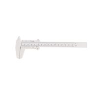 Caliper Vernier en Plastique Étanche - Outil de Mesure pour Maquillage Permanent Tatouage Sourcils Ligne Lèvre - Accessoire Professionnel de Tattoo Maquillage Permanent