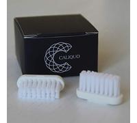 CALIQUO - Recharge Brosse à Dent CALIQUO - Pack de 2 Têtes de Rechange - Poils Mediums - Compatible avec Toutes les Brosses à dents CALIQUO