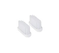 CALIQUO Recharge Brosse à Dent, Pack de 2 Têtes de Rechange, Poils Souples, Compatible avec Toutes les Brosses à dents CALIQUO, Blanche Souple