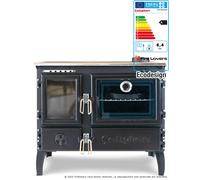 Caliskan 214 Gourmet 6.4kW Cuisinière à bois noir mat