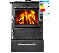 Caliskan 305 Box 12,5 kW Poêle à bois noir mat