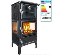 Caliskan 306 3D 12,9 kW Poêle à bois noir mat