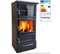 Caliskan 306 Box 12,9 kW Poêle à bois noir mat