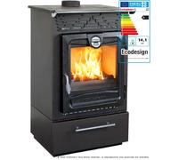 Caliskan 315 Box 14 kW Poêle à bois noir mat