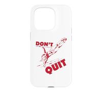 Calisthenics Women Fitness « Don't Quit » Coque pour iPhone 15 Pro