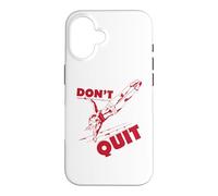 Calisthenics Women Fitness « Don't Quit » Coque pour iPhone 16