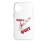 Calisthenics Women Fitness « Don't Quit » Coque pour iPhone 16 Plus