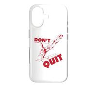 Calisthenics Women Fitness « Don't Quit » Coque pour iPhone 17