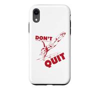 Calisthenics Women Fitness « Don't Quit » Coque pour iPhone XR