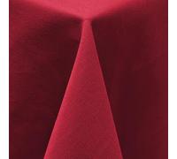 CALITEX Nappe en Coton Bio enduite déperlante Unido Rouge uni