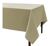 CALITEX Nappe en Coton Bio enduite déperlante Unido Taupe uni