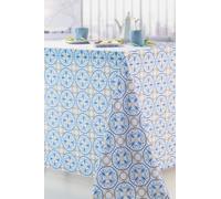 CALITEX Nappe en Tissu Azulejos - Facile d'entretien.