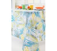 CALITEX Nappe en Tissu Jungle Palm - Motif de Larges feuillages Graphiques.