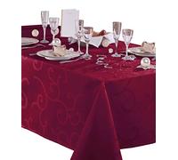 CALITEX Nappe Festive, Cerise, Rectangulaire 140x250
