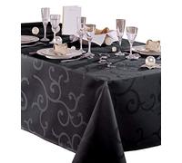 Calitex Nappe Festive, Encre, Rectangulaire 140 x 250 cm 82R31GD261A